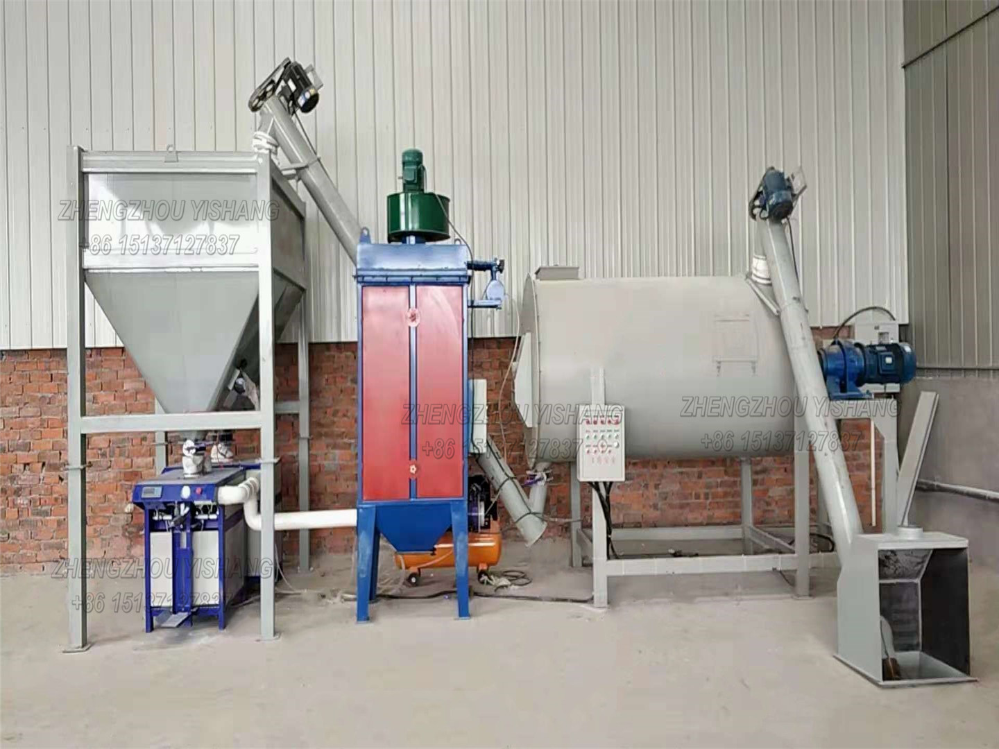  bond masonry mortar making machine