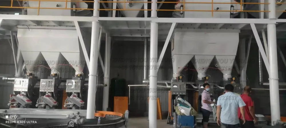 automatic dry mortar production line 