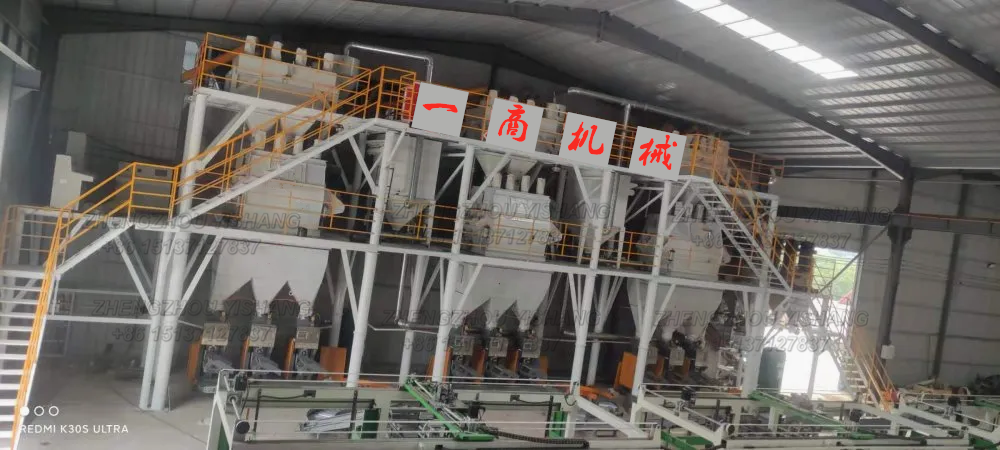 automatic dry mortar production line 