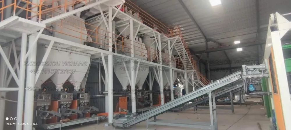 automatic dry mortar production line 