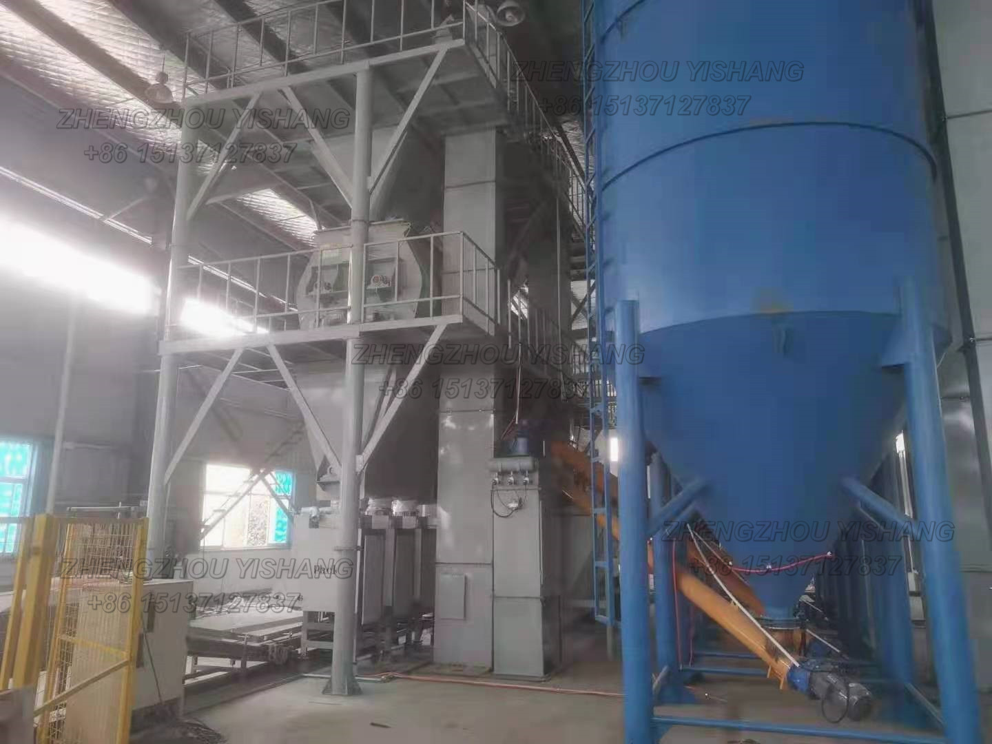 Dry mortar production line