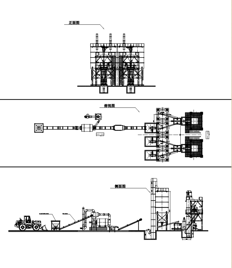 Automatic dry mortar production line