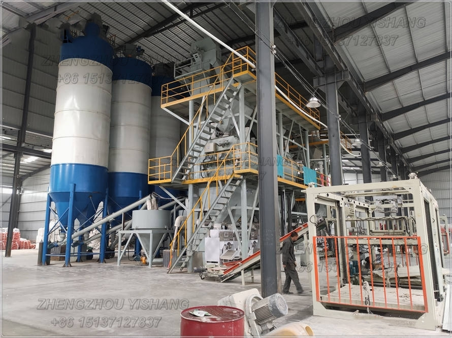 Automatic dry mortar production line equipment