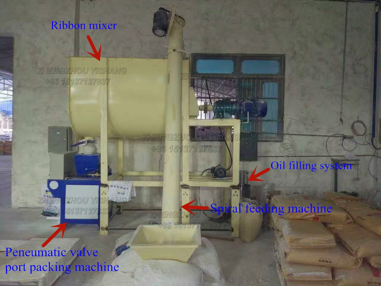 Thermoplastic road marking paint production equipment