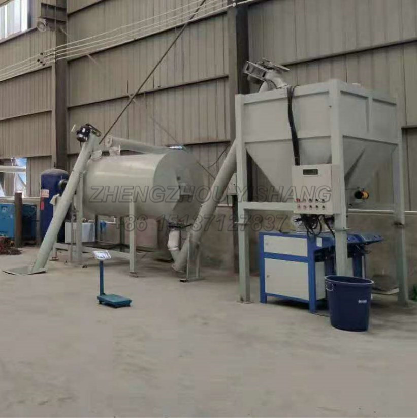 Tile adhesive glue  dry mortar production line