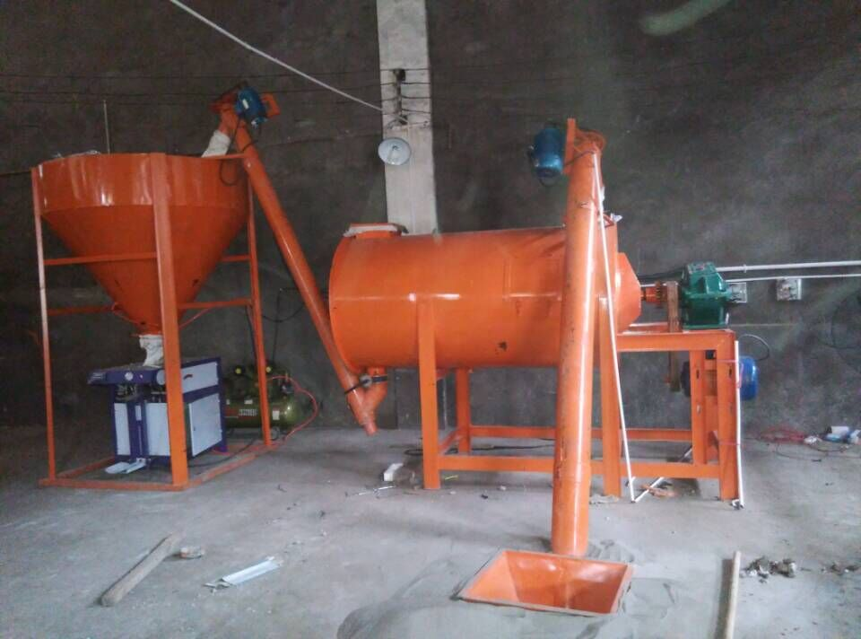 3-4 tons/hour dry mortar mix plant