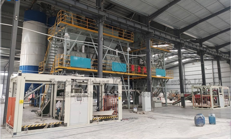 floor insulation cement sand dry mortar production line