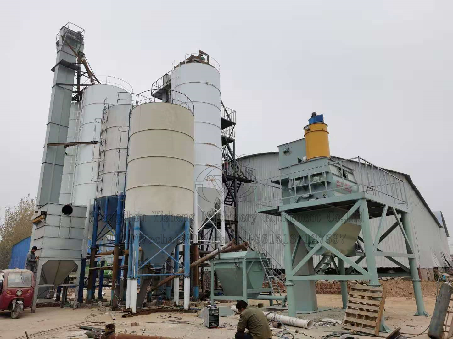 automatic dry mortar production line