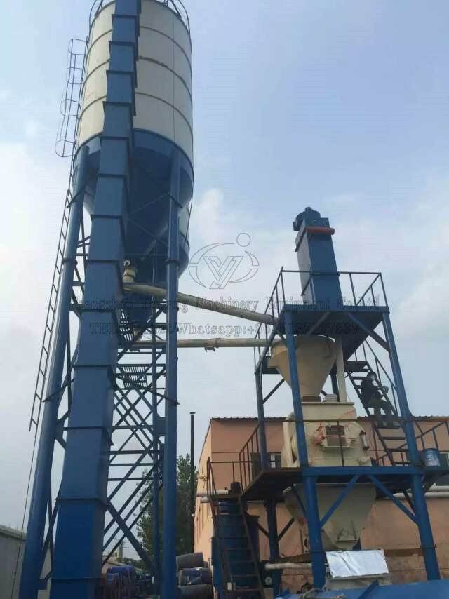 dry mixing mortar production line station