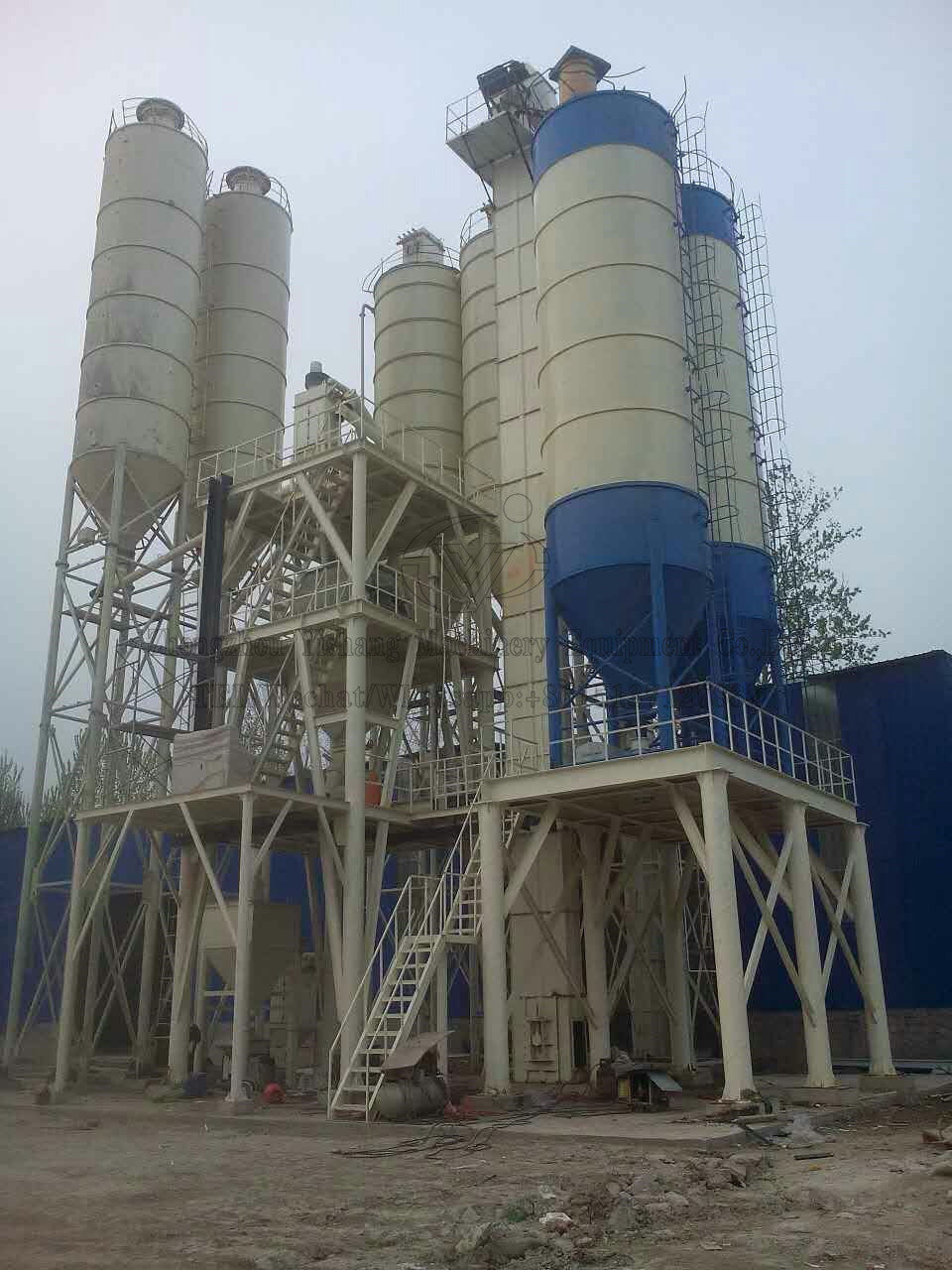 dry mixing mortar production line station