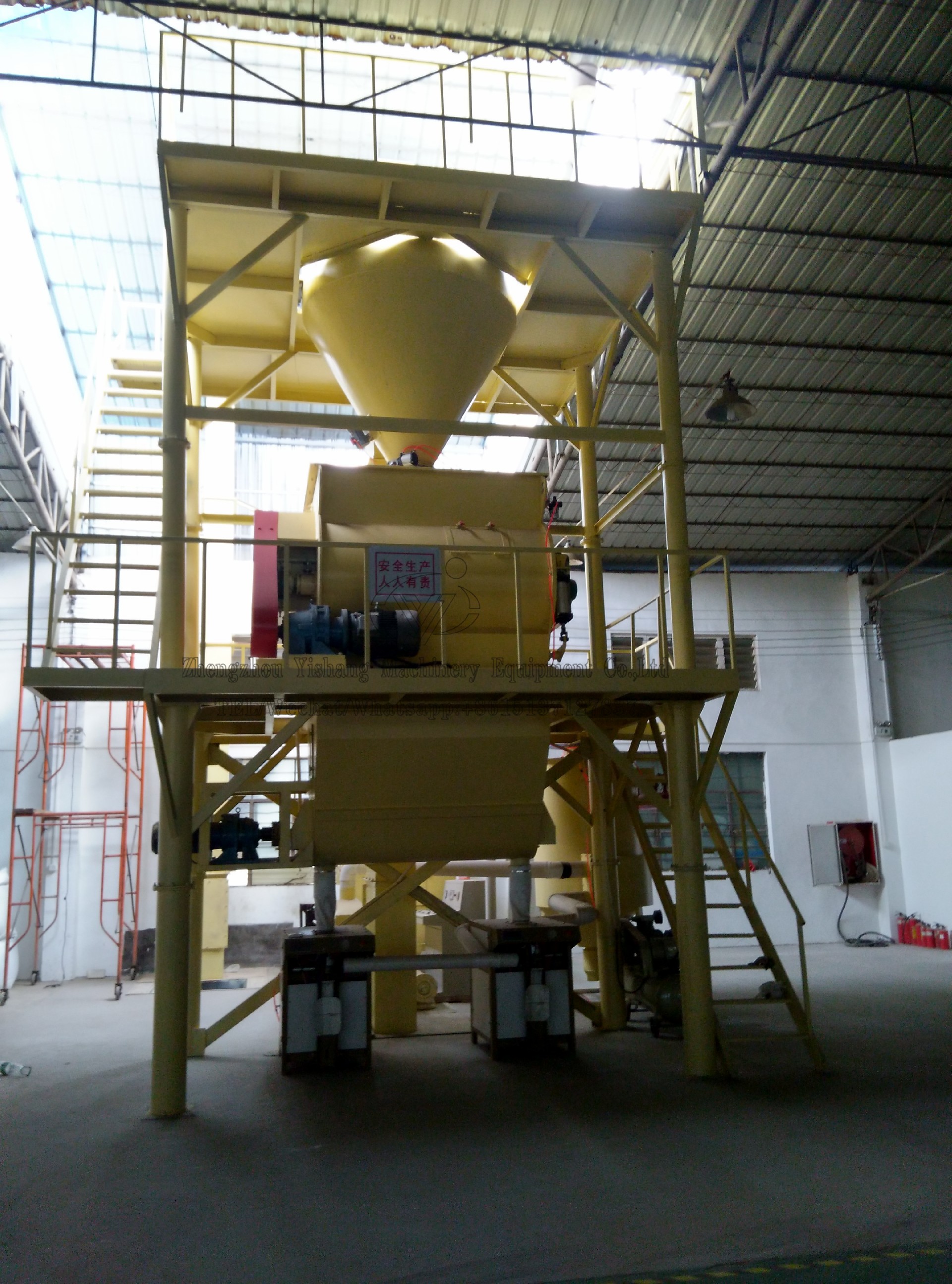 automatic dry mortar production line