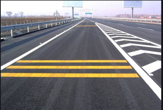 Thermoplastic road marking paint