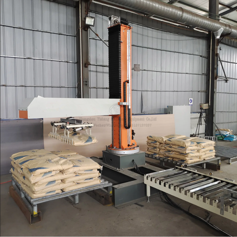 column rotary bag palletizer 