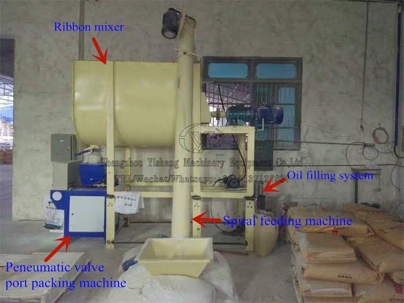 Yellow and white thermoplastic road marking paint mixing machine