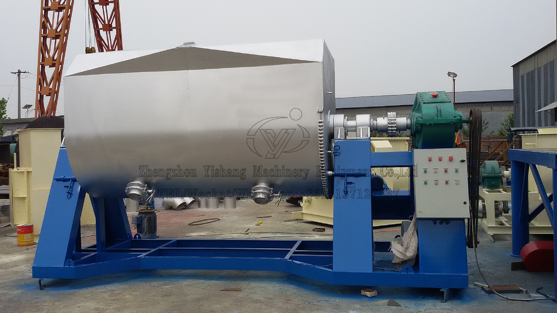 Turnover pattern liquid mortar mixer machine