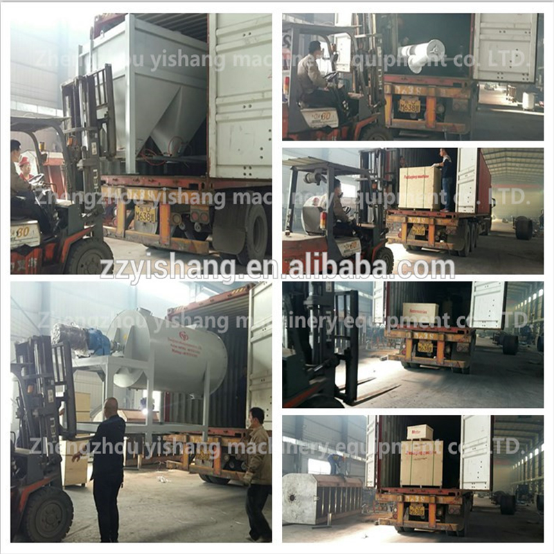 Transportation of dry mortar production line.jpg